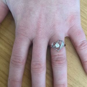 Diamond Heart Ring